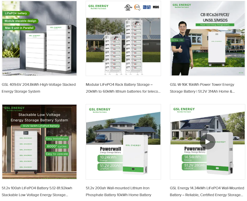 Home Battery Storage GSL Energy