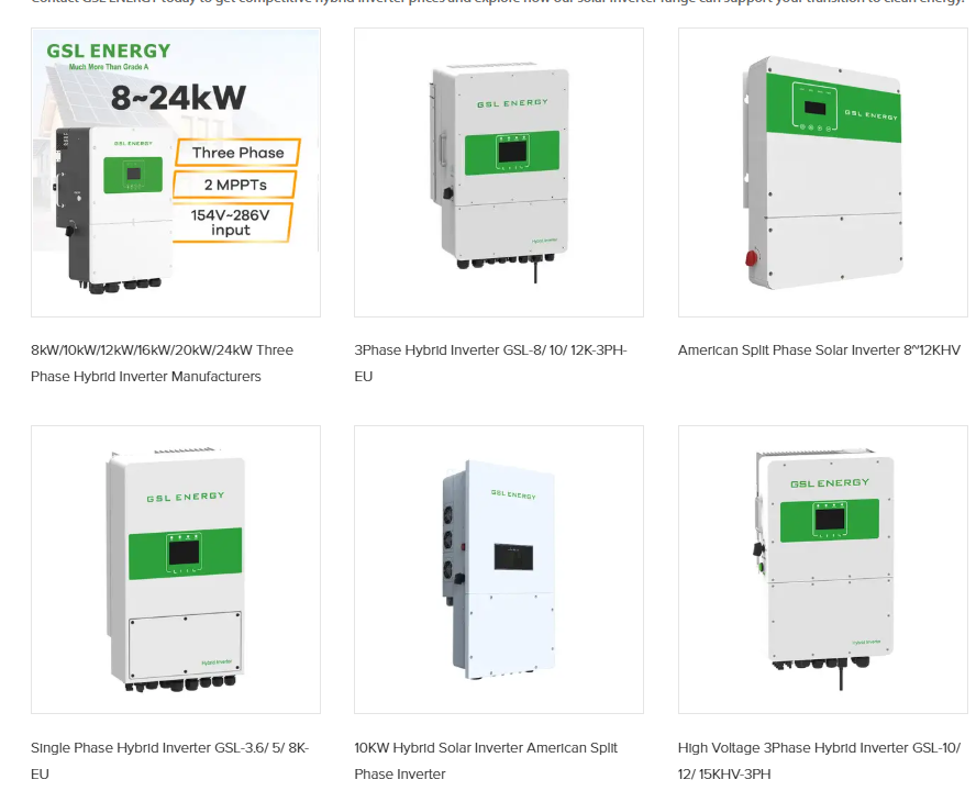 Hybrid Inverter GSL Energy 