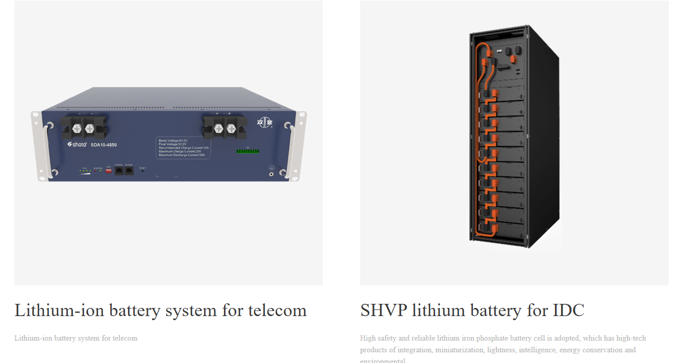 lithium ion battery shoto